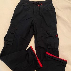 Gymboree fleece lined cargo pants Boys 8